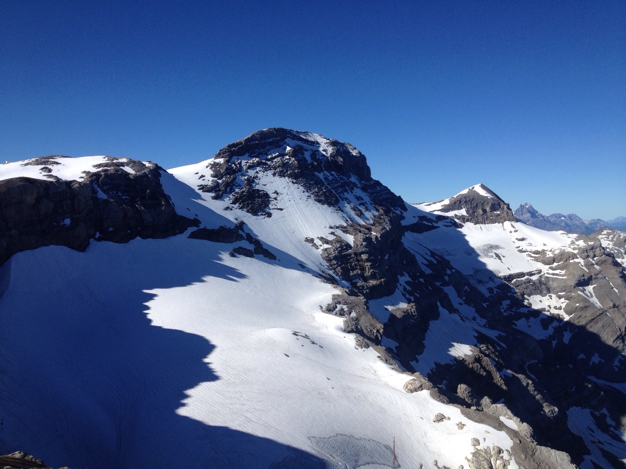 Die Diablerets Gruppe von Sex Rouge aus gesehen 