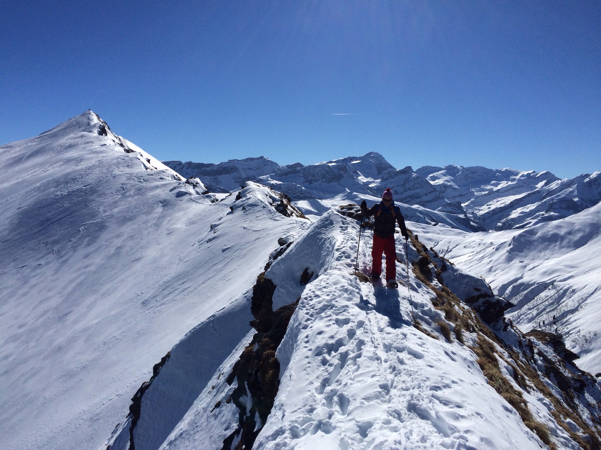 Auf dem Grat zum Rüwelhorn