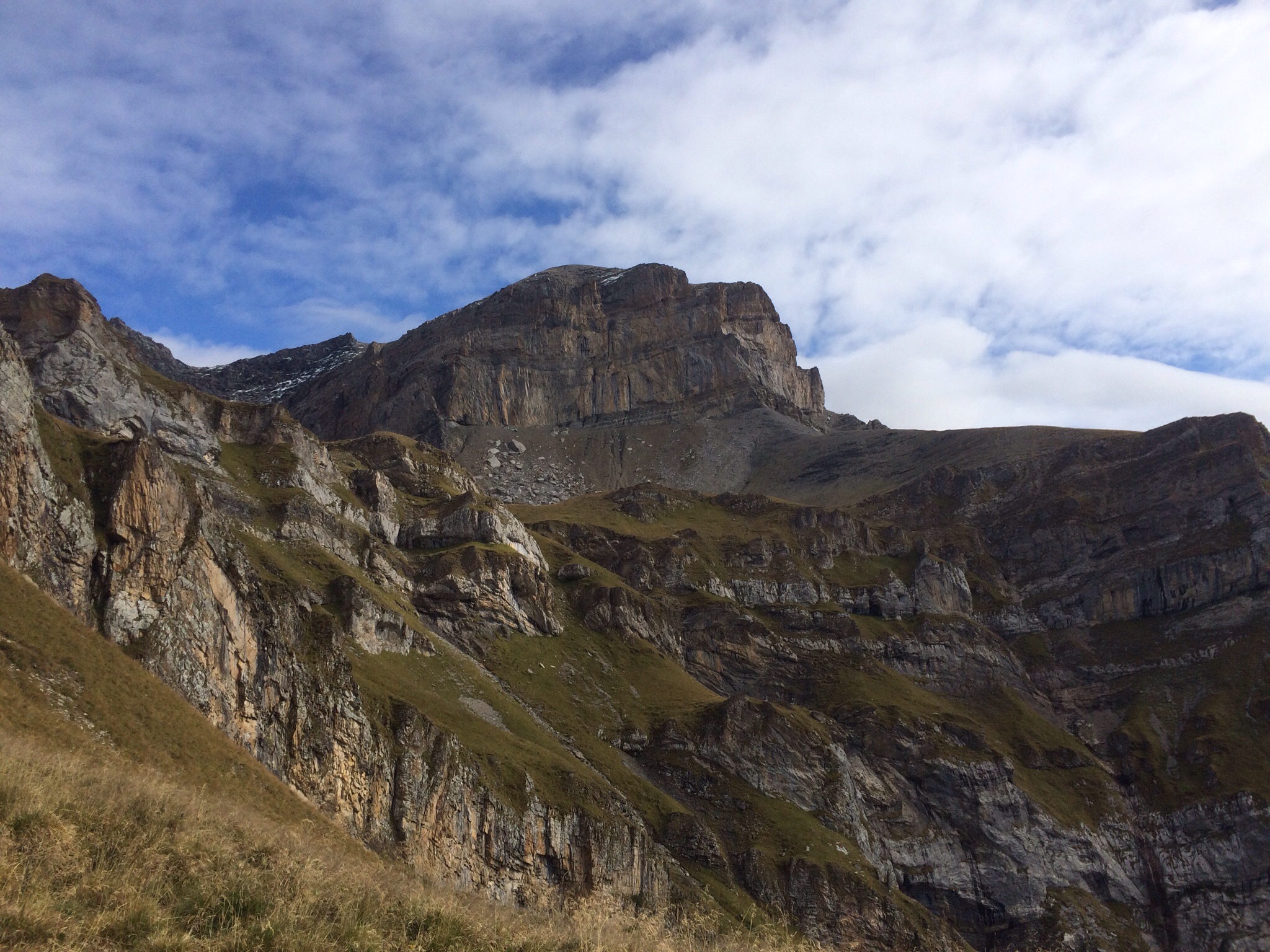 Aufstiegsroute zum Muttsee, jetzt wieder mit Sonne