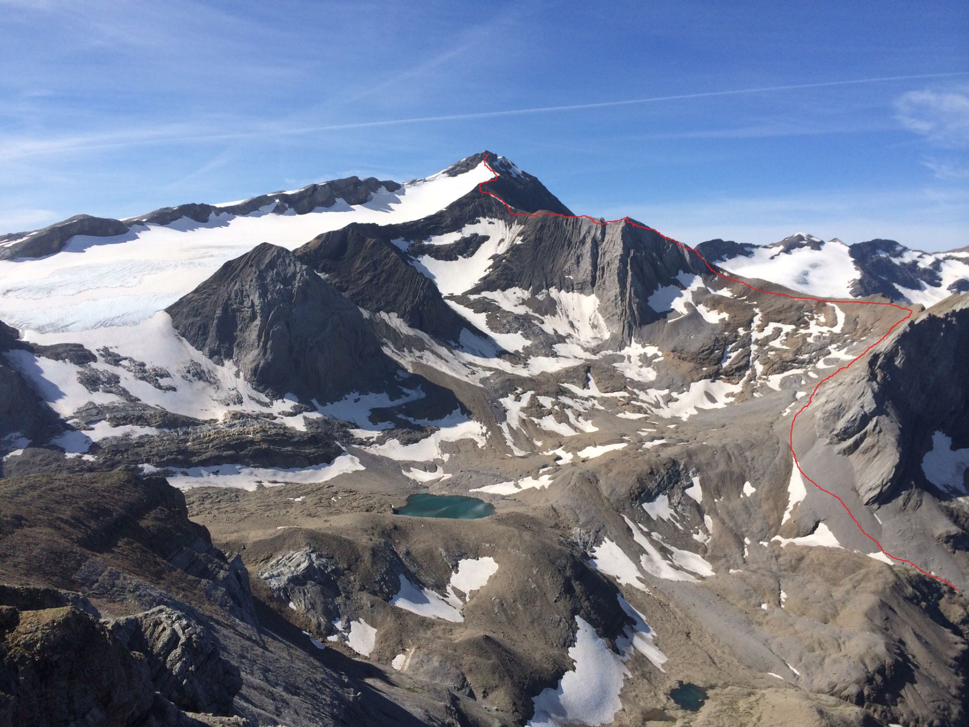 Aufstiegsroute Wildhorn